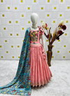 OC 226 Heavy Chinon With Soft Printed Work With Dori Kids Wear Girls Lahenga With Choli Dupatta Online Wholesale